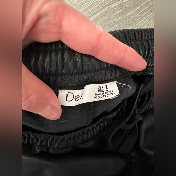 Dex faux leather jogger size s - Picture 5 of 5